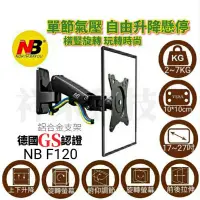 在飛比找蝦皮購物優惠-【祥禾科技】NB F120(17~27)吋適用 氣壓式電視架