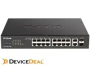 D-LINK 18-PORT 16 POE+ 2 COMBO switch RJ45/SFP 130W