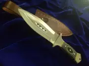 12" SEO Handmade Full Tang 1095 Carbon Steel Combat Dagger Smatchet Knife
