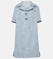 [Etro] Etro Houndstooth minidress AU 14 multicoloured