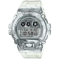 在飛比找momo購物網優惠-【CASIO 卡西歐】G-SHOCK 冰酷迷彩金屬電子手錶(