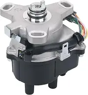 Ignition Distributor With Cap and Rotor, Automotive Replacement Parts Compatible with Honda CRV CR-V 1997-1998 B20B4 DOHC 2.0, Part Numbers TD97U 30100-P3F-A02 1855015