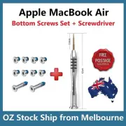 Apple MacBook Air 13" A1369 A1466 Bottom Case Screws Set with Screwdriver Tool