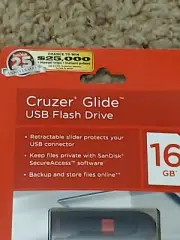 Sandisk Cruzer Glide 16 GB USB Flash Drive
