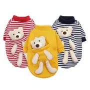 Cute Warm Puppy Small Dog Sweater With Teddy Bear Dog Costumes