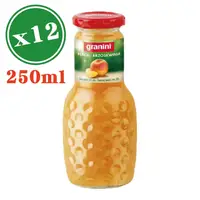 在飛比找PChome24h購物優惠-Granini 水蜜桃汁 250ml*12入