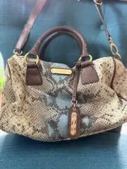 Cynthia Rowley Bags. Snakeskin.Brown/Tan