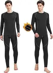 [Uniuni] Men's Thermal Underwear Set Winter Ski Underwear S-XXL