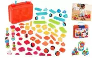 Battat- Bristle Blocks- STEM Interlocking Building Blocks- 85 pc 85-Piece