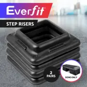 Everfit 4x Aerobic Step Risers Exercise Stepper Workout Gym Fitness Bench