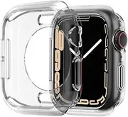 BOTOMALL Compatible with Apple Watch Bumper Case 44mm Series 6 5 4 SE Soft Flexible TPU Thin Lightweight Protective Cover for iWatch [NO Front Screen Protector]