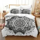 Bohemian Style Bedspreads Mandala Pattern Quilt Cover Home Bedding Cover Set 14