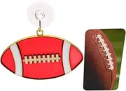 Westmon Works Football Suncatcher Gift Set with Prayer Card Gift Set for Players, Coaches and Parents, Red