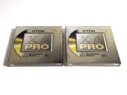 【SEALED x 2】TDK XA PRO 74 EXTRA MD Mini Disc MADE IN JAPAN #1637