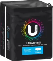 Standard Ultrathin Wings Regular Pads (Pack of 10)