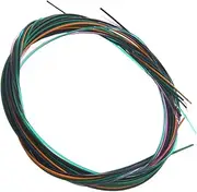 WHAMVOX Elegant Colorful Guitar Strings Folk Guitar String Set for Acoustic Nylon Metal Strings