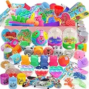 63PCS Party Favours for Kids Prizes Box Toys, Goodie Bags Stuffers for Classroom Reward Prizes, Birthday Gifts Toys, Treasure Chest Toys, Carnival Prizes Christmas Gifts for Kids 3-5 6-8 8-12