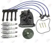 ACURA INTEGRA GSR NGK BLUE TUNE-UP KIT CAP ROTOR SPARK PLUGS WIRE SET