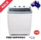 Devanti 5kg Mini Portable Washing Machine Twin Tub Spin Camping Caravan Outdoor