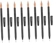 NOLITOY 8pcs Scratchboard Painting Pen: Scratching Coloring Pens Small Tools Scratching Painting Pen Stylus Pens Wooden Child Paintbrush