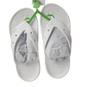Crocs Classic Flip Flops White Men size 5 / Women 7 NWT