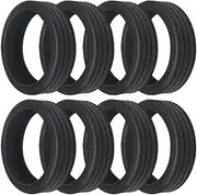 [Generic] Luggage Wheel Covers, 8X Silicone Suitcase Protectors, Anti-Noise, Anti-Scratch Travel Accessories, Smooth Rolling, Wheel Protection for Airports and Outdoor Use