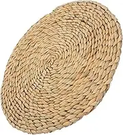 Yoga Straw Cushion Sofa Float Circle Seat Cushion Lumbar Floor Cushions Barstool Inflatable Lounger Bistro Wheel Yoga Blocks Tufted Room Rug Mats Hardwood Jumbo Pad Grass Beige
