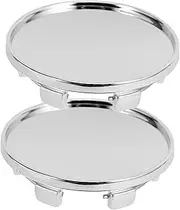 Alipis 2pcs Wheel Center Caps Outer Blank Design for DIY Decoration Durable Auto Rim Tire Hubcaps Easy Installation for Custom Car Look
