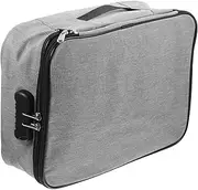 SAFIGLE Fireproof Document Organizer Box with Lock Storage Bag for Certificates Multi Layer Capacity Case with Dual Zippers for Home and Office