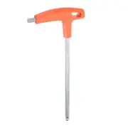 T-Handle Ball End Hex Key Wrench 8mm T-Key Inner Hexagon Spanner, Orange
