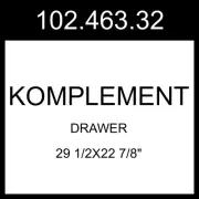 IKEA KOMPLEMENT Drawer White 29 1/2x22 7/8" 102.463.32