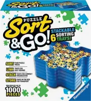 Sort & Go! Stackable Puzzle Sorting Trays