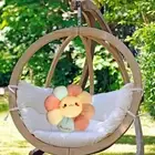 Egg Nest Chair Pad Flower Shaped Home Soft Hanging Basket Seat Cushion for