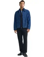 [Oxford] Harrison Denim Jacket in Dark Blue
