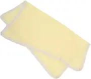 UPKOCH Newborn Bath Towel Muslin Blankets Hooded Muslin Boy Must Haves Swaddle Microfiber Infants for Yellow Cotton