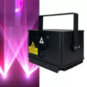 3W RGB Full Color Animation Laser Projector Light ILDA DJ Stage Laser Beam Light