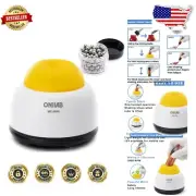 Lightweight Yellow Vortex Mixer with Silicone Base for Effortless Lab Mixing