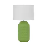 Heidi Green Symmetrical Ceramic Table Lamp