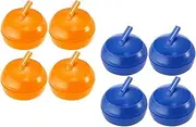 8X Tabletop Curling Game, Mini Tabletop Games Replacement, Curling Board Game, Tabletop Curling Pucks for Traveling,Outdoor Activities,Party