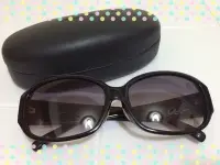 在飛比找Yahoo!奇摩拍賣優惠-【agnes b】專櫃正品黑色太陽眼鏡/墨鏡