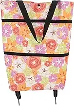 CAXUSD Large Capacity Grocery Bag Shopping Trolley on Wheel and Easy to Store