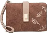 [SKUZA] Wallet,Card Bag,Fashion Women Wallet Zipper Hasp Small Money Bag Purse Ladies Coin Credit Card Holder Leather Wallets for Women (Color : Khaki) (Brown) (Color : Brown)
