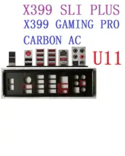 FOR MSI X399 GAMING PRO CARBON AC BACKPLANE IO I/O SHIELD