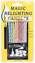 Relighting Birthday Candles | Children Happy Birthday Trick Candle Ornament | Christmas Celebration Magic Gag Toy for Teens Youth Boys Men Women