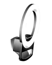 Multitasky Clip-On Black Mini Phone Selfie Ring Light