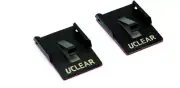 U-Clear AMP/HBC Bluetooth Helmet Audio System Permanent Mounting Clips 2-Pack