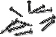 DZMZL Air Grille Bumper Round-Head Tapping Screw M4.1 x 20mm Metal Retainer Fastener N91091001 N91-091-001 Fits for VW Passat GTI Rabbit Qty 10 ﻿