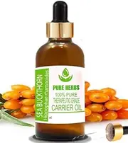 PH Sea Buckthorn (hippophea rhamnoides) Pure & Natural Therapeautic Grade Carrier Oil with Dropper (15 ml)