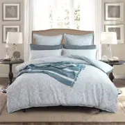 Renee Taylor Jervis Checks French Blue Quilt Cover Set