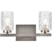 Living District LD7026W14SN Cassie Bathroom Vanity Light Stain Nickel